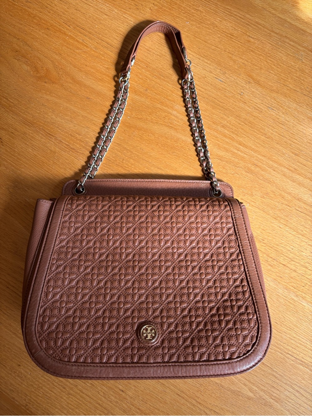 Tory Burch Quilted Leather Shoulder Bag